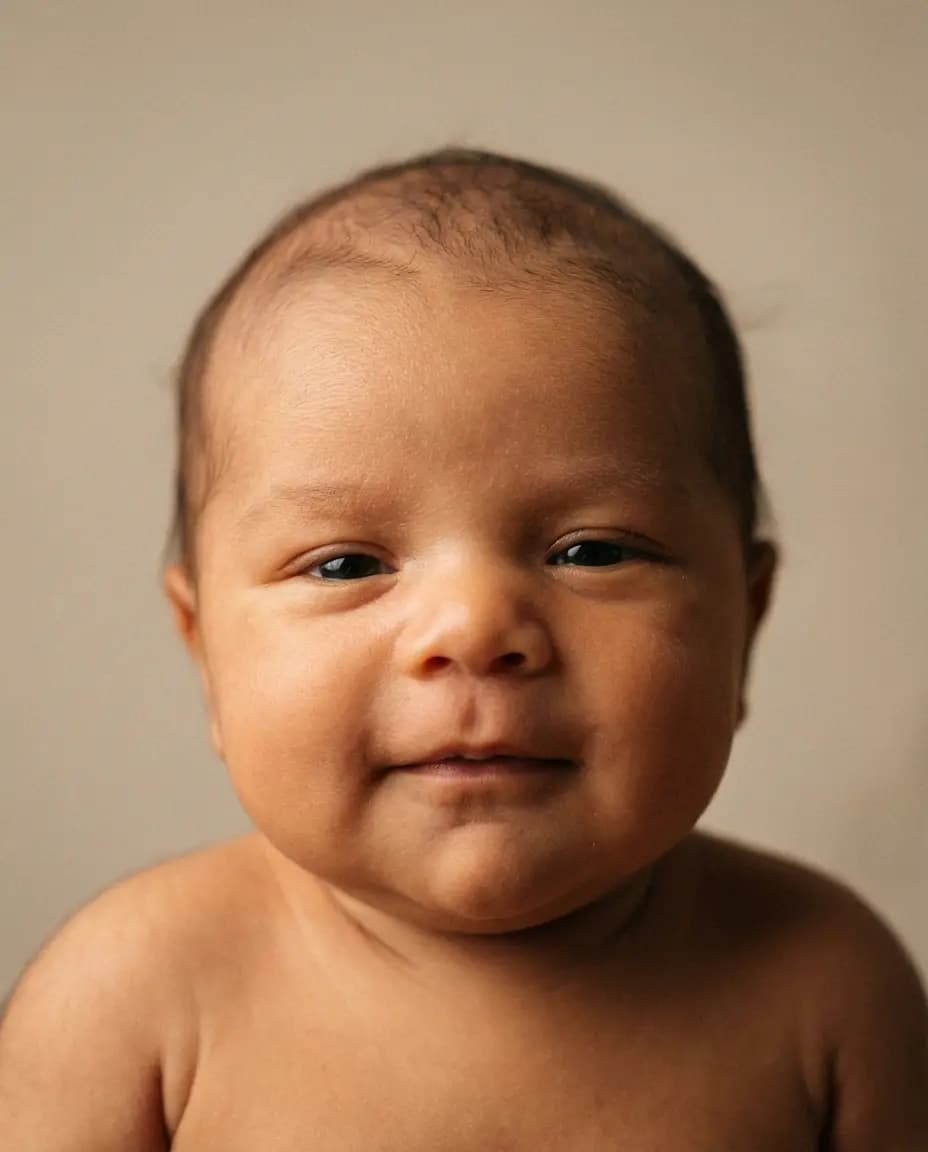 AI baby result from 3D scan Week 28